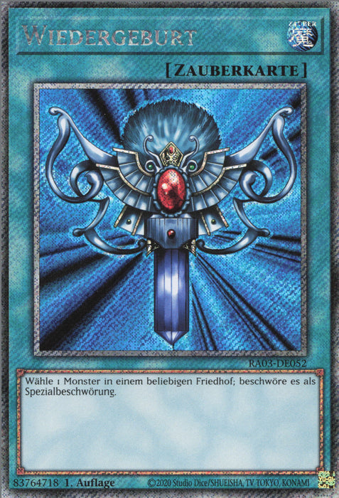 Wiedergeburt (V.4) RA03-DE052 Platinum Secret Rare Deutsch