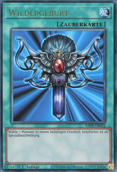 Wiedergeburt (V.7) RA03-DE052 Ultimate Rare Deutsch