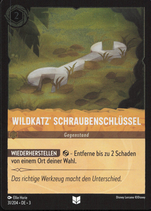 Wildkatz' Schraubenschlüssel 3INK-031 Uncommon Deutsch