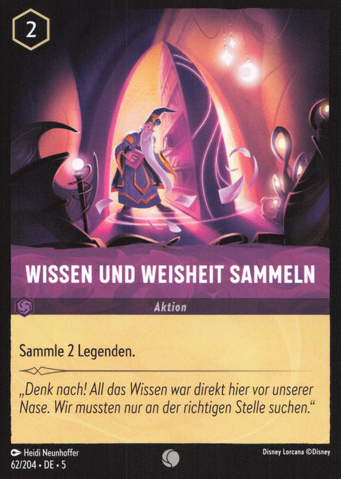 Wissen und Weisheit sammeln 5SSK-62 Common Deutsch