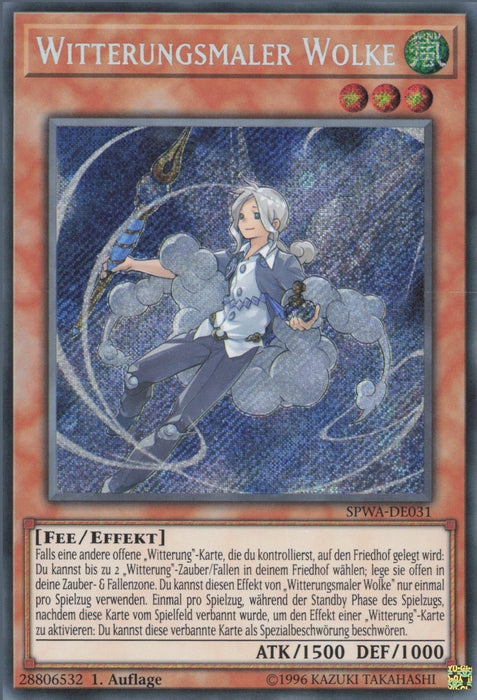 Witterungsmaler Wolke SPWA-DE031 Secret Rare Deutsch