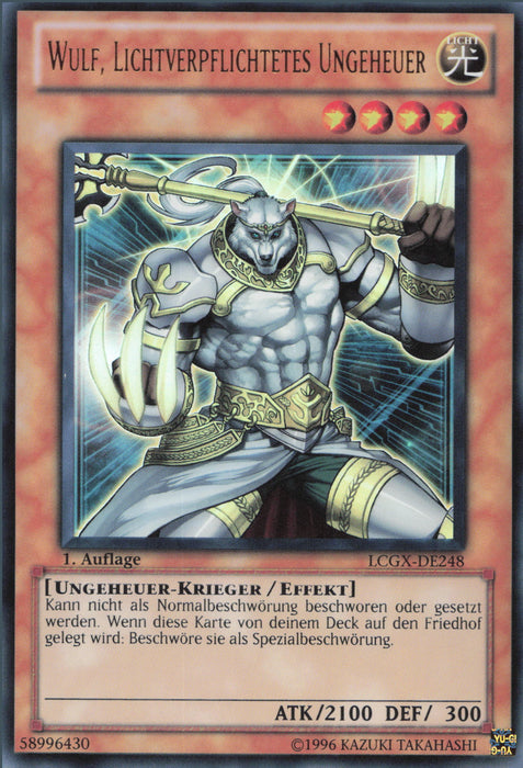 Wulf, Lichtverpflichtetes Ungeheuer LCGX-DE248 Ultra Rare