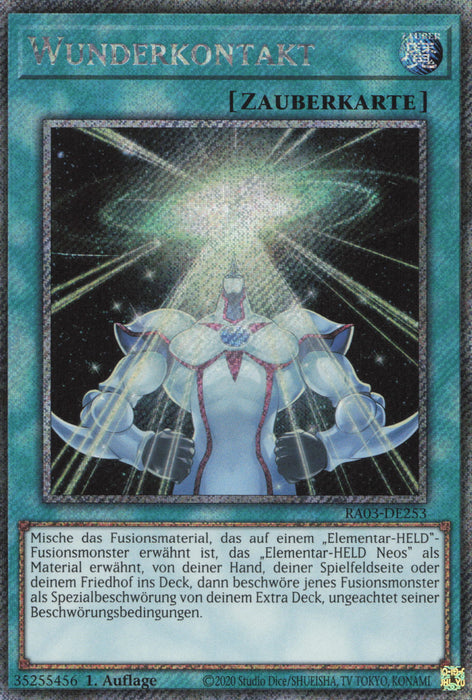 Wunderkontakt (V.1) RA03-DE253 Platinum Secret Rare Deutsch
