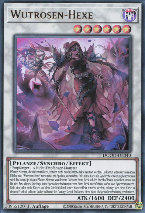 Wutrosen-Hexe (V.1) DOOD-DE040 Ultra Rare Deutsch