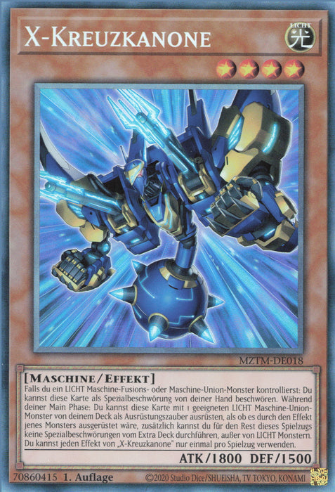 X-Kreuzkanone (V.2) MZTM-DE018 Collectors Rare Deutsch