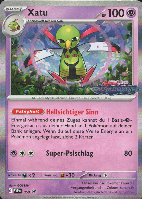 Xatu SVP-059 Promo Deutsch