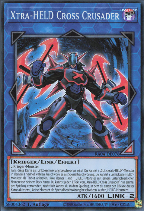 Xtra-HELD Cross Crusader (V.1) RA04-DE076 Super Rare Deutsch