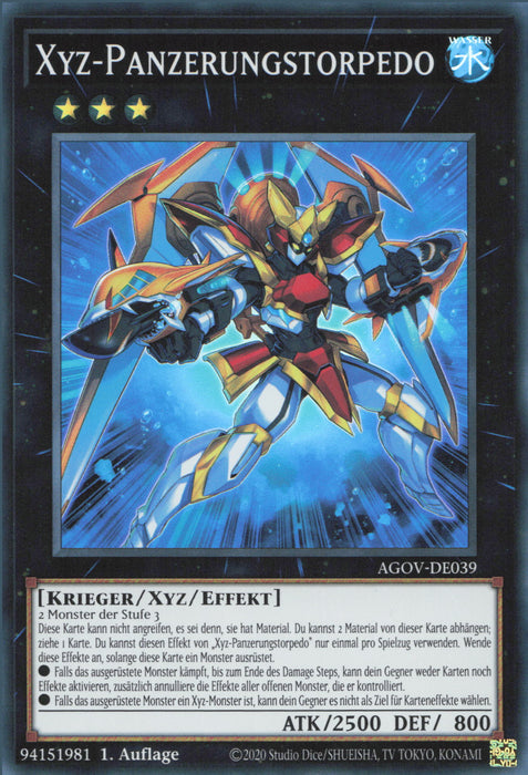 Xyz-Panzerungstorpedo AGOV-DE039 Super Rare
