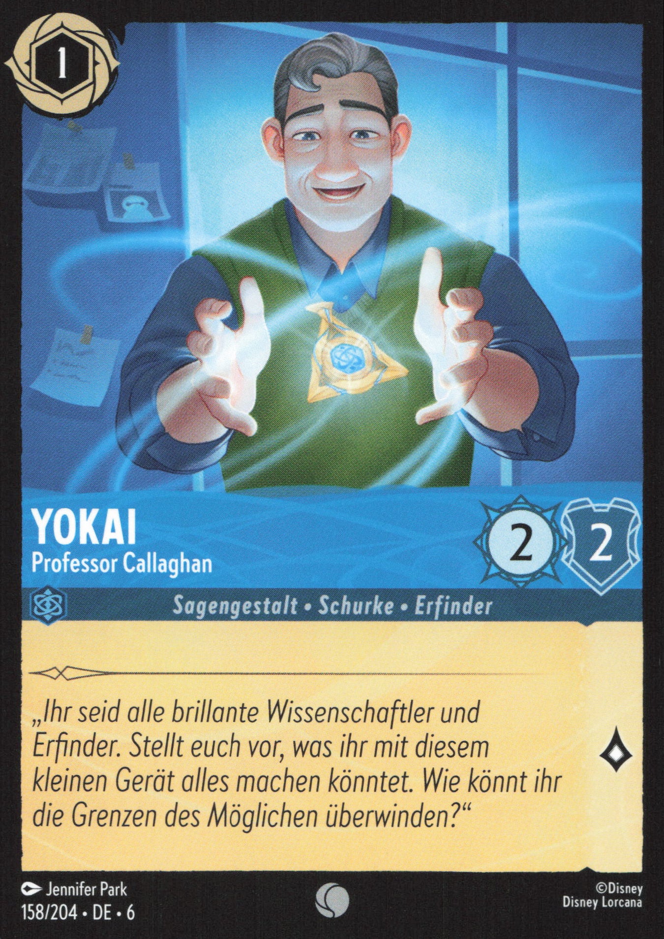 Alle Yokai Charakterkarten in Disney Lorcana