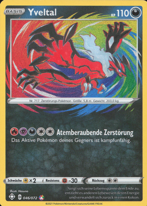 Yveltal SHF-46 Amazing Rare Deutsch