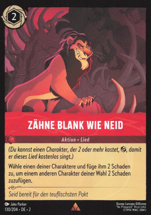 Zähne Blank wie Neid 2ROF-130 Rare Deutsch