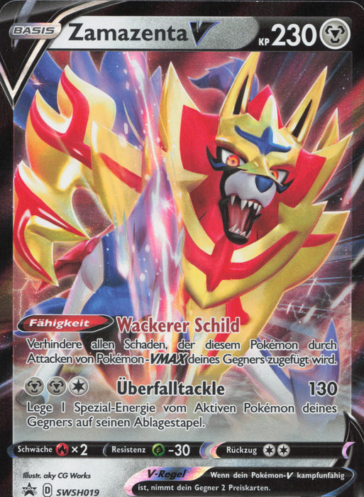 Zamazenta V SWSH-019 Promo Deutsch