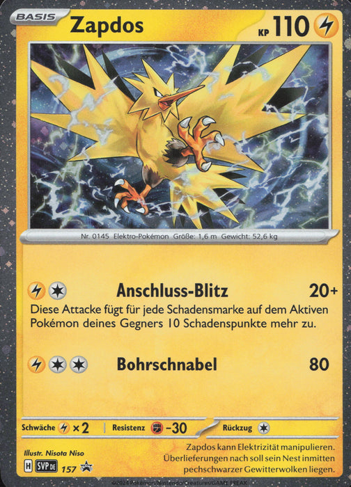 Zapdos SVP-157 Promo Deutsch