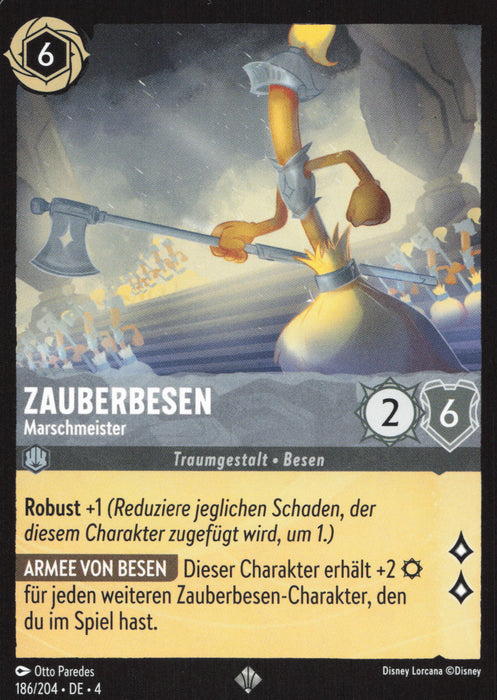 Zauberbesen - Marschmeister 4URS-186 Super Rare Deutsch