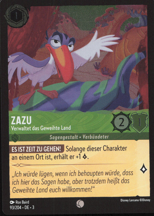 Zazu - Verwaltet das Geweihte Land 3INK-093 Common Deutsch