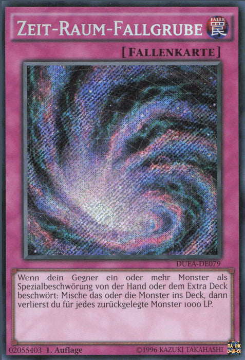 Zeit-Raum-Fallgrube DUEA-DE079 Secret Rare Deutsch
