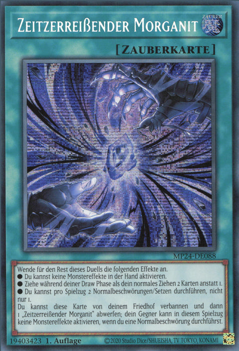 Zeitzerreißender Morganit MP24-DE088 Secret Rare Deutsch