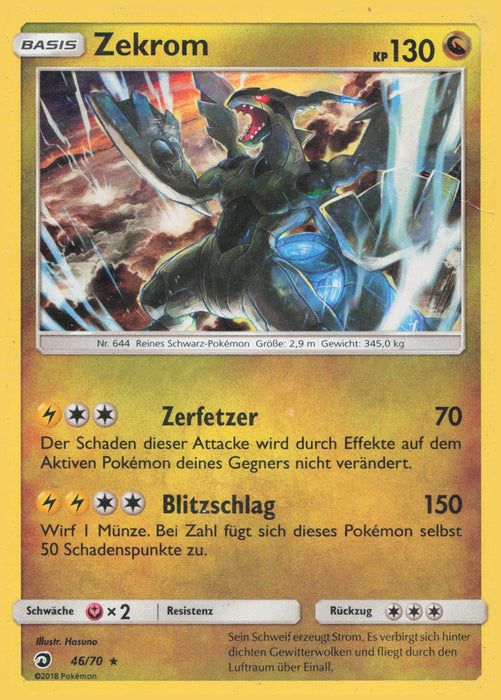 Zekrom DRM-46 Holo Rare Deutsch