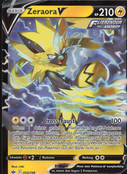 Zeraora V CRE-053 Ultra Rare Deutsch