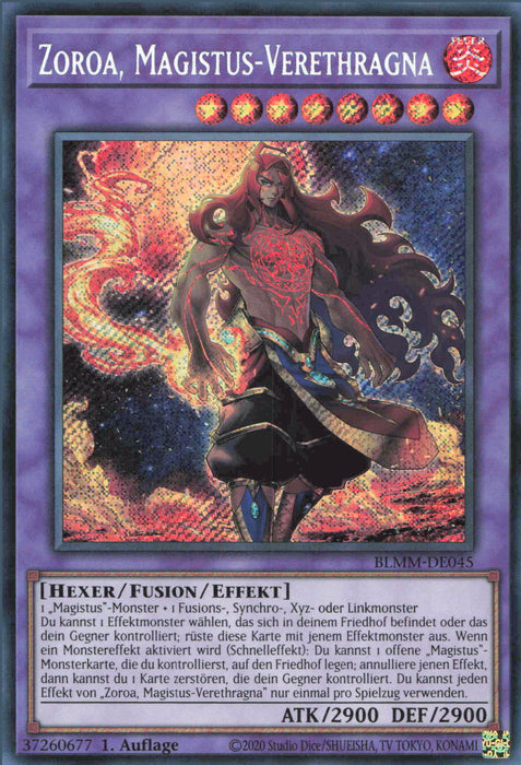 Zoroa, Magistus-Verethragna BLMM-DE045 Secret Rare Deutsch