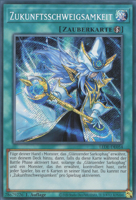 Zukunftsschweigsamkeit (V.1) LEDE-DE054 Secret Rare Deutsch