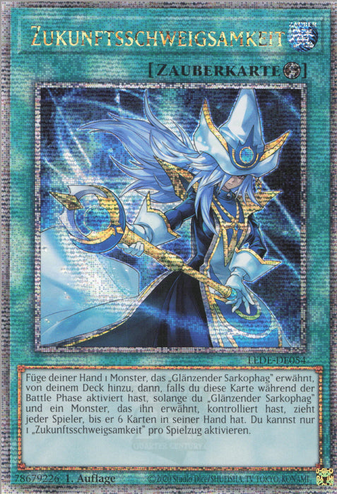 Zukunftsschweigsamkeit (V.2) LEDE-DE054 Quarter Century Secret Rare Deutsch