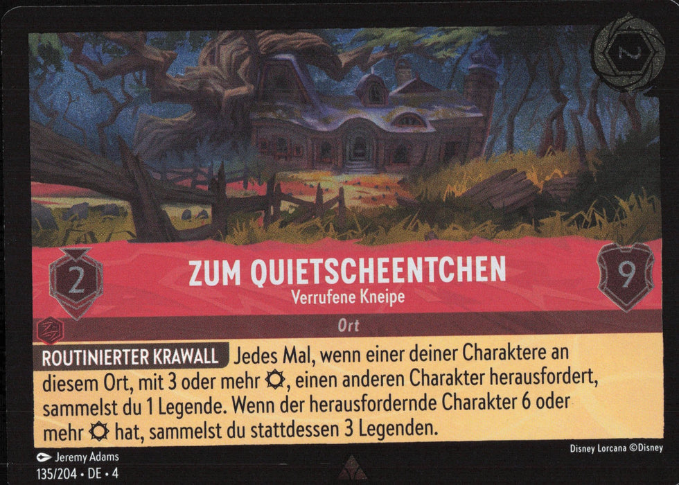 Zum Quietscheentchen - Verrufene Kneipe (V.1) 4URS-135 Rare Deutsch