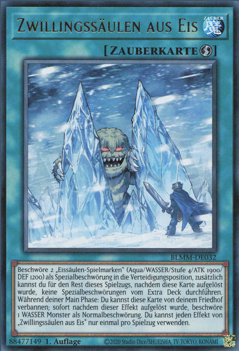 Zwillingssäulen aus Eis BLMM-DE032 Ultra Rare Deutsch