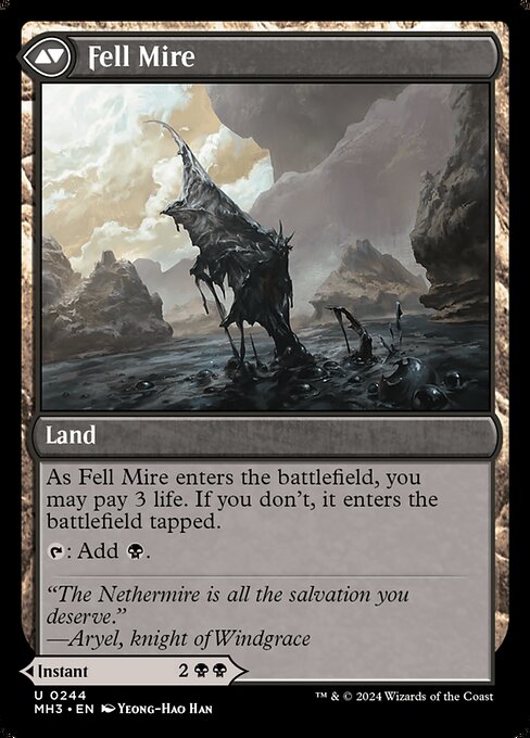 Fell the Profane // Fell Mire - Back Face