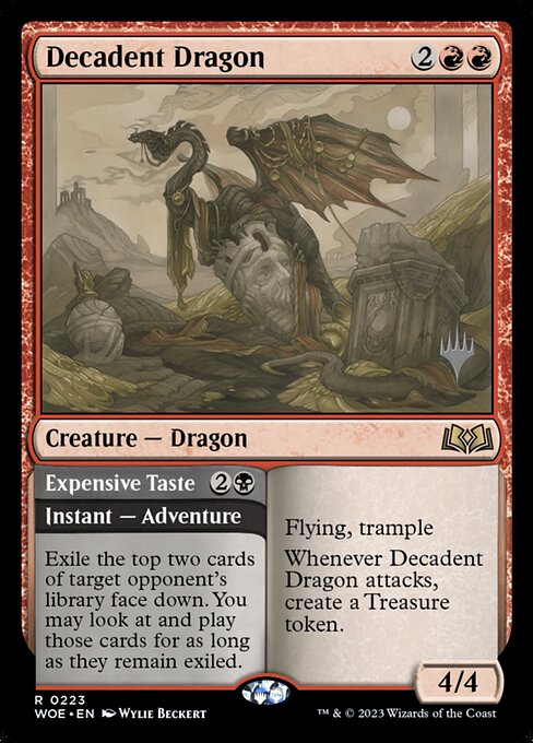 Decadent Dragon // Expensive Taste - Back Face