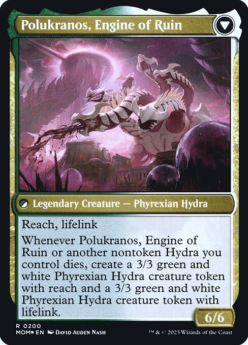 Polukranos Reborn // Polukranos, Engine of Ruin - Back Face