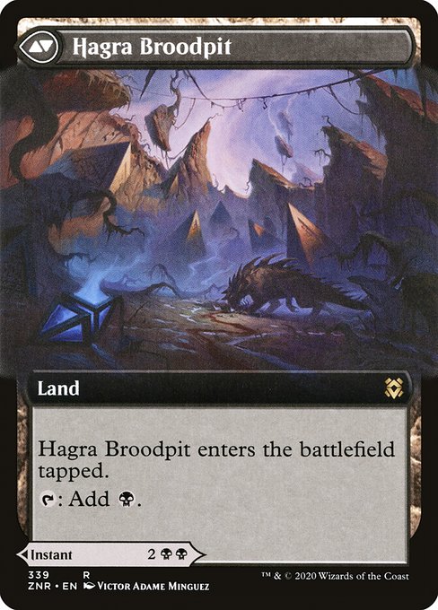 Hagra Mauling // Hagra Broodpit - Back Face