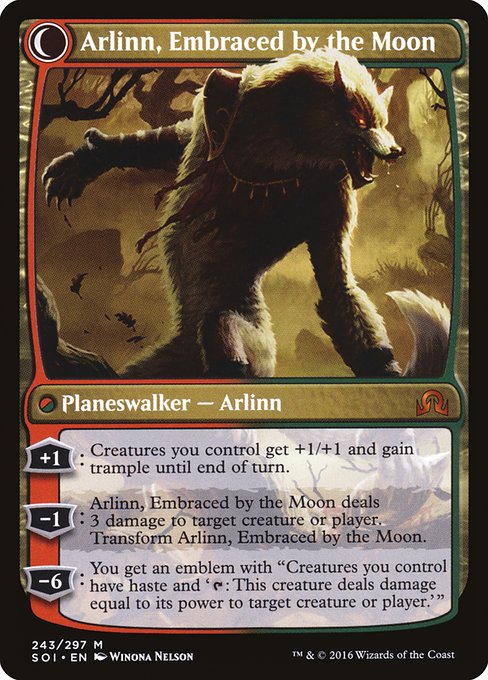 Arlinn Kord // Arlinn, Embraced by the Moon - Back Face