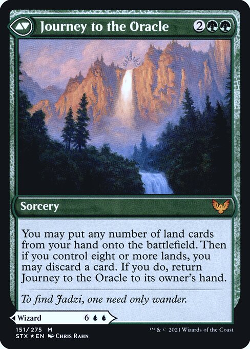 Jadzi, Oracle of Arcavios // Journey to the Oracle - Back Face