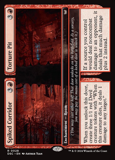 Spiked Corridor // Torture Pit - Back Face