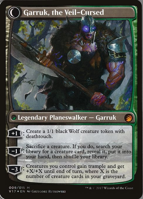 Garruk Relentless // Garruk, the Veil-Cursed - Back Face