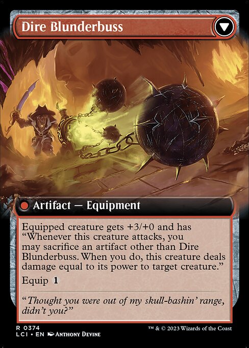 Dire Flail // Dire Blunderbuss - Back Face