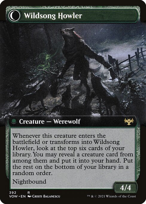 Howlpack Piper // Wildsong Howler - Back Face