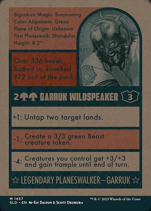 Garruk Wildspeaker // Garruk Wildspeaker - Back Face
