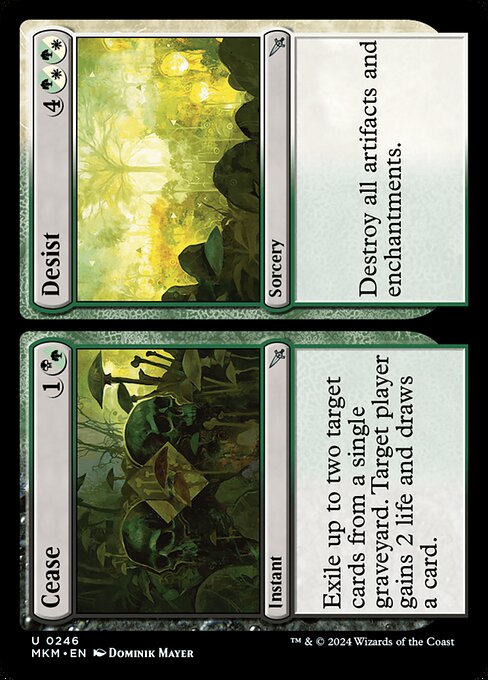 Cease // Desist - Back Face