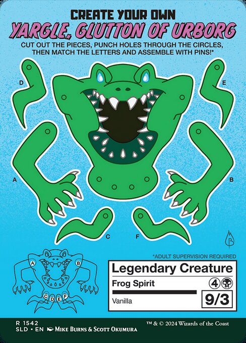 Yargle, Glutton of Urborg // Yargle, Glutton of Urborg - Back Face