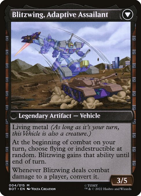 Blitzwing, Cruel Tormentor // Blitzwing, Adaptive Assailant - Back Face