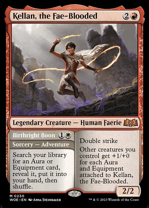 Kellan, the Fae-Blooded // Birthright Boon - Back Face