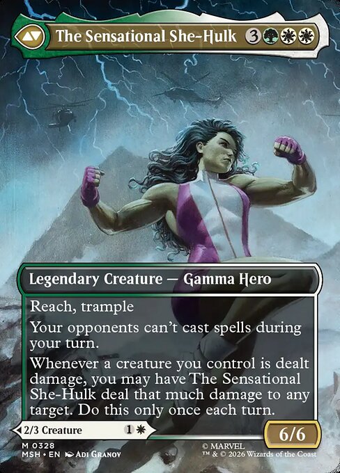 Jennifer Walters // The Sensational She-Hulk - Back Face