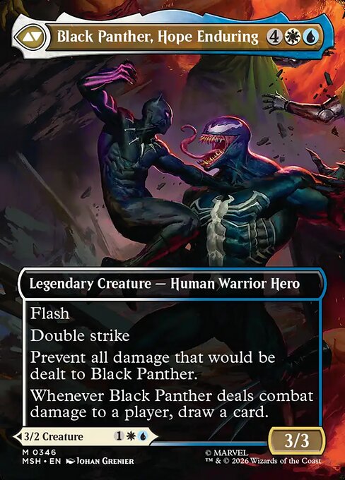 King T'Challa // Black Panther, Hope Enduring - Back Face