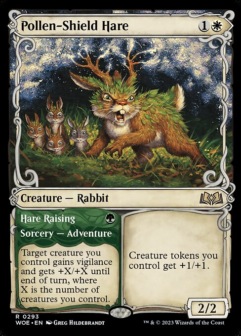 Pollen-Shield Hare // Hare Raising - Back Face