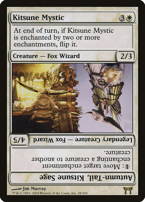 Kitsune Mystic // Autumn-Tail, Kitsune Sage - Back Face