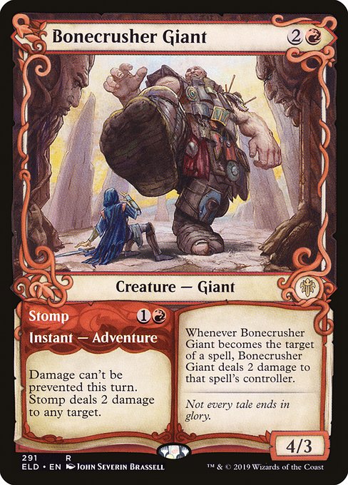 Bonecrusher Giant // Stomp - Back Face