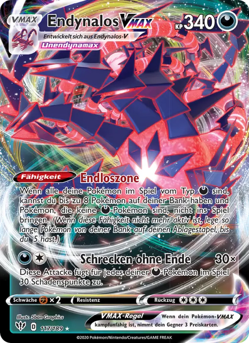 Endynalos VMAX DAA-117 Ultra Rare Deutsch