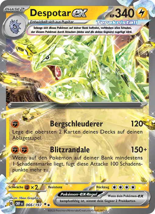 Despotar ex OBF-066 Double Rare Deutsch